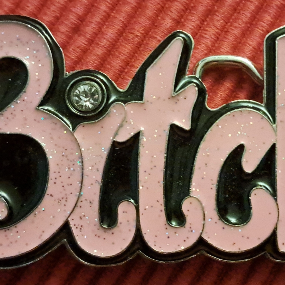 Pink Glitter Women's Belt